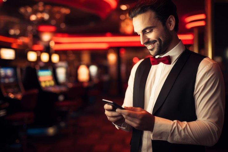 Tampilan antarmuka aplikasi slot fb Adventures Beyond Wonderland di Android dengan menu navigasi dan daftar permainan